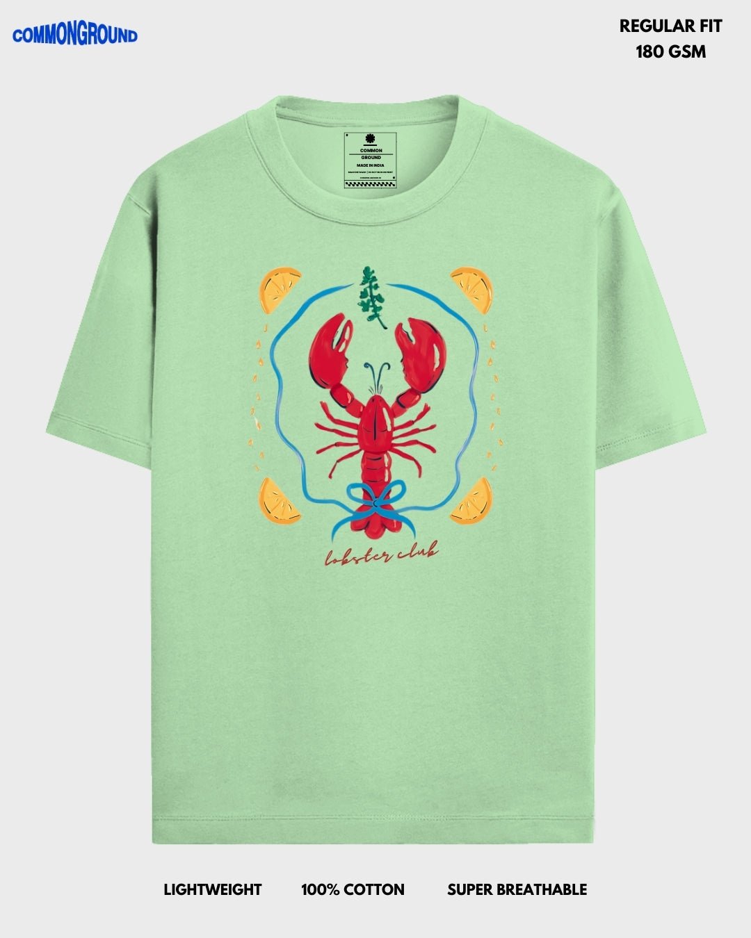 LOBSTER CLUB REGULAR T - SHIRT - COMMONGROUND