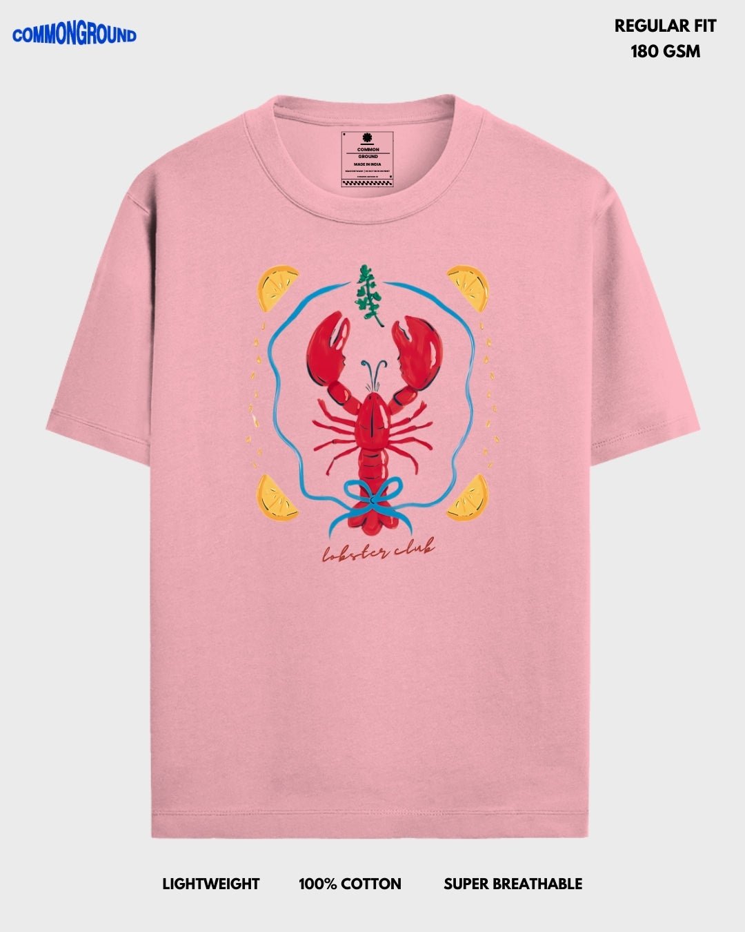 LOBSTER CLUB REGULAR T - SHIRT - COMMONGROUND