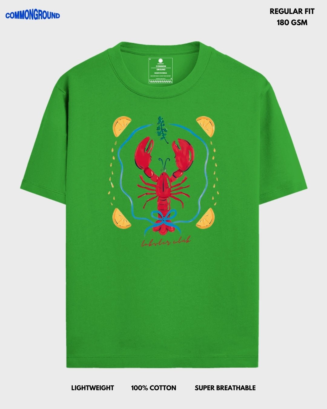 LOBSTER CLUB REGULAR T - SHIRT - COMMONGROUND