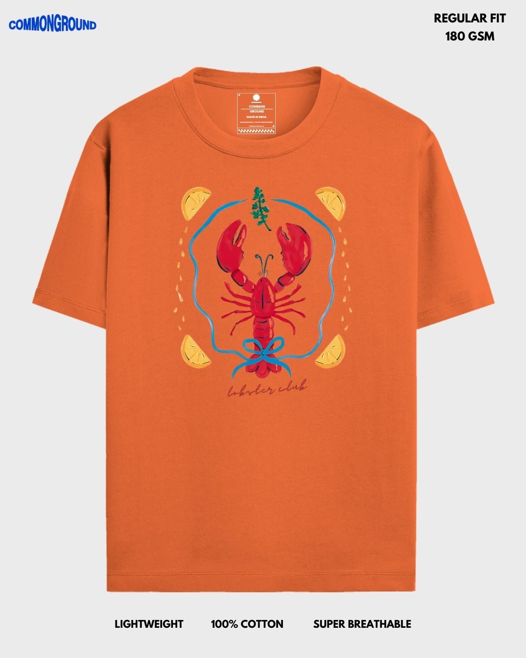 LOBSTER CLUB REGULAR T - SHIRT - COMMONGROUND