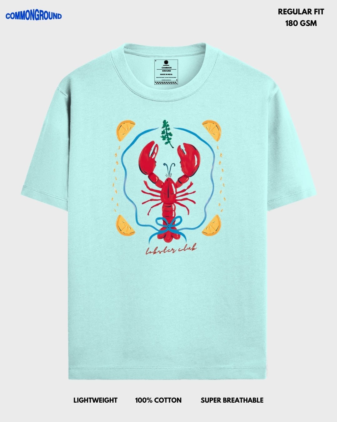 LOBSTER CLUB REGULAR T - SHIRT - COMMONGROUND