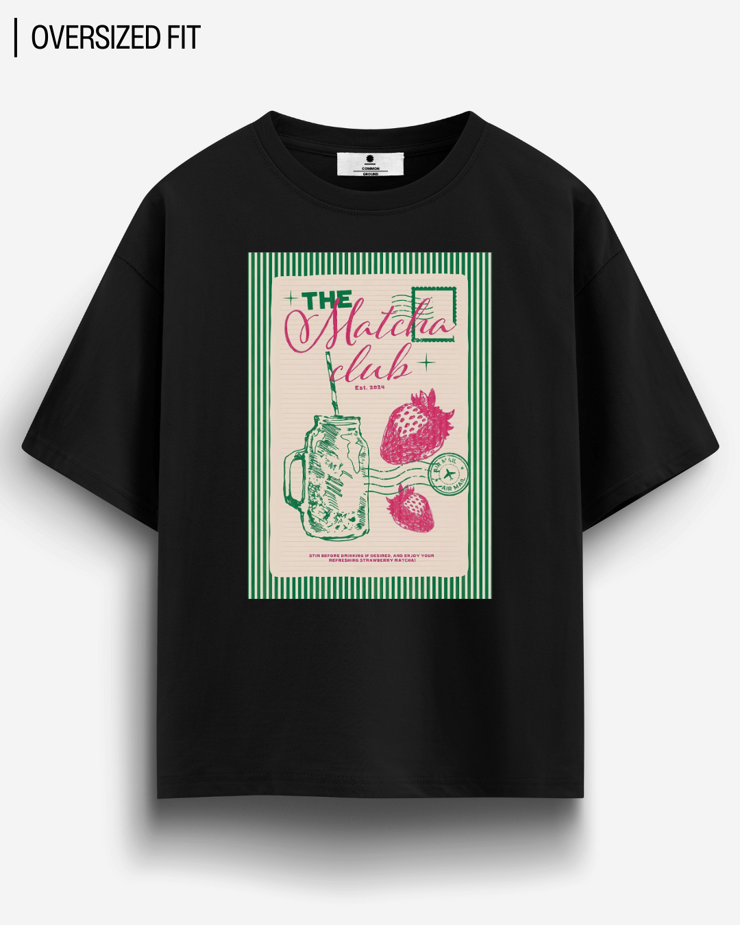 MATCHA CLUB OVERSIZED T - SHIRT - COMMONGROUND