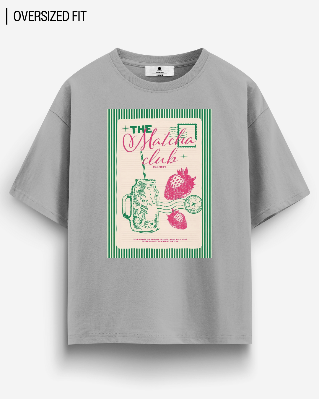 MATCHA CLUB OVERSIZED T - SHIRT - COMMONGROUND