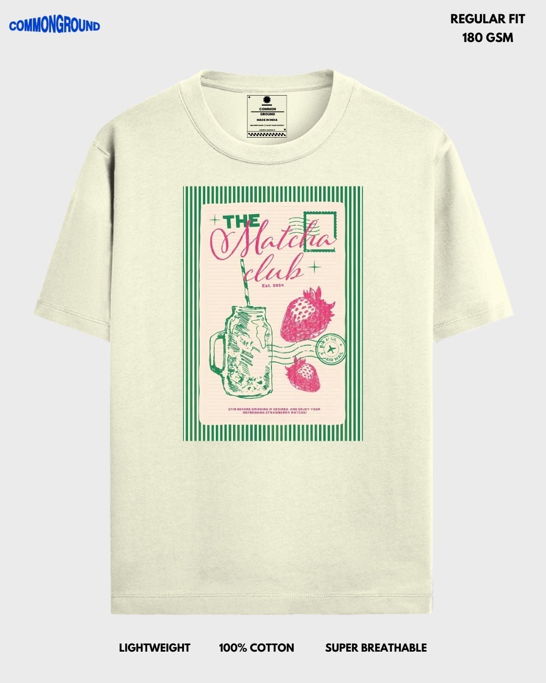 MATCHA REGULAR T - SHIRT - COMMONGROUND