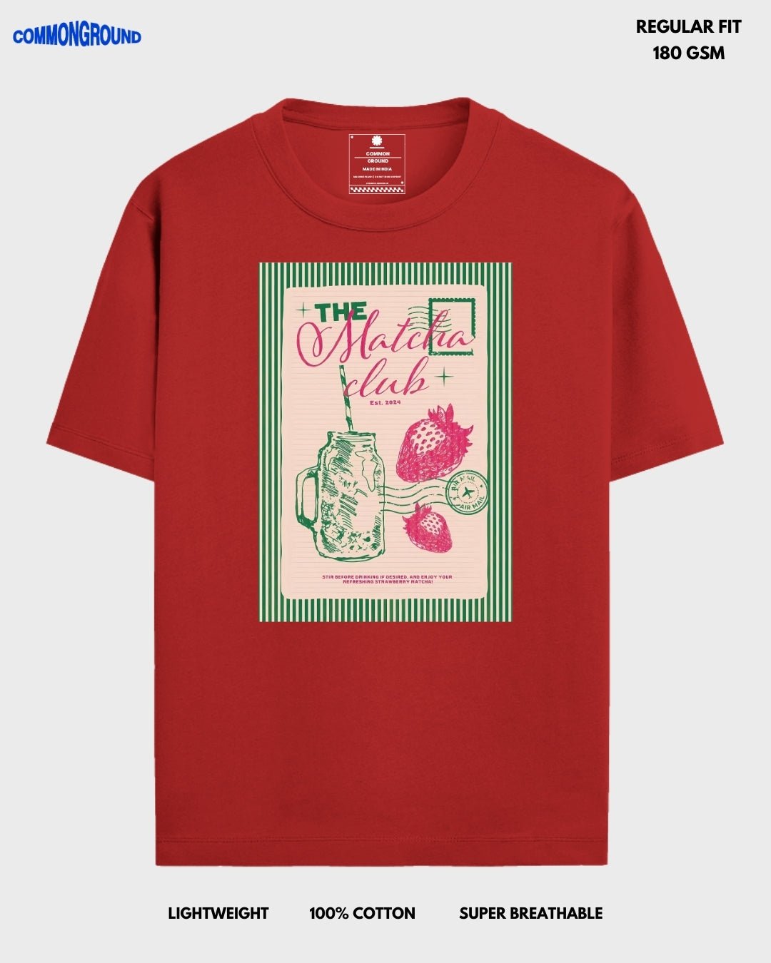 MATCHA REGULAR T - SHIRT - COMMONGROUND