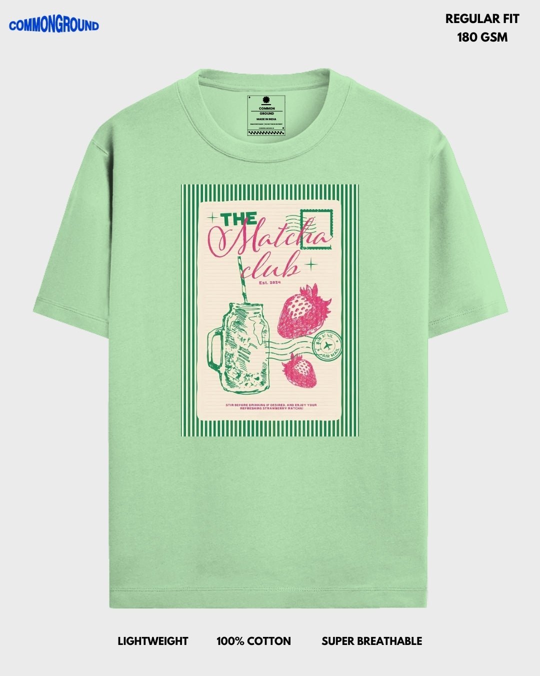 MATCHA REGULAR T - SHIRT - COMMONGROUND