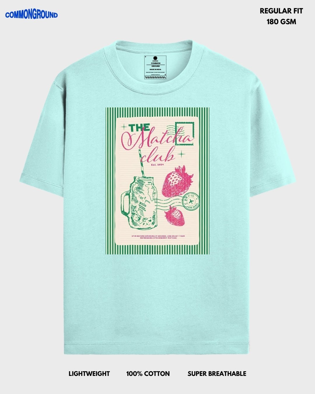 MATCHA REGULAR T - SHIRT - COMMONGROUND