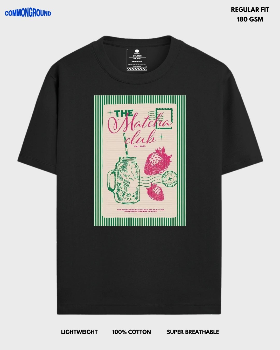 MATCHA REGULAR T - SHIRT - COMMONGROUND