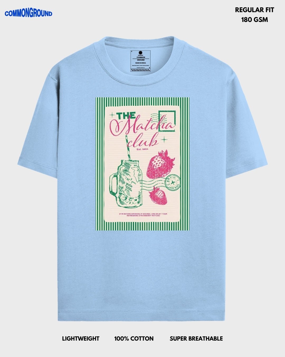 MATCHA REGULAR T - SHIRT - COMMONGROUND