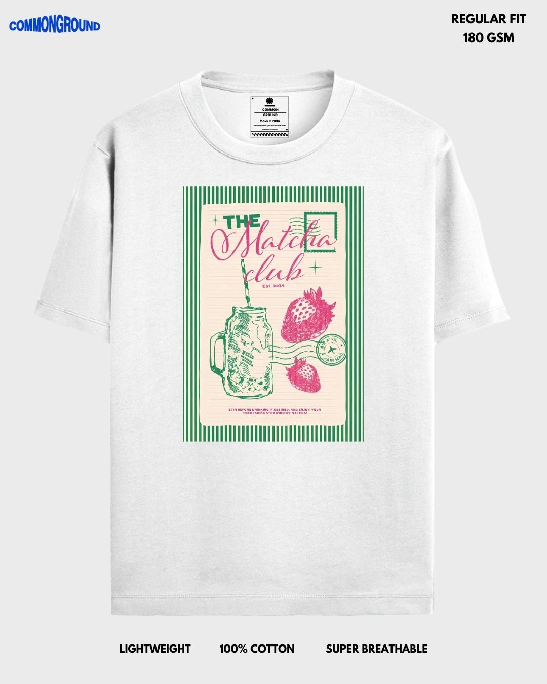 MATCHA REGULAR T - SHIRT - COMMONGROUND