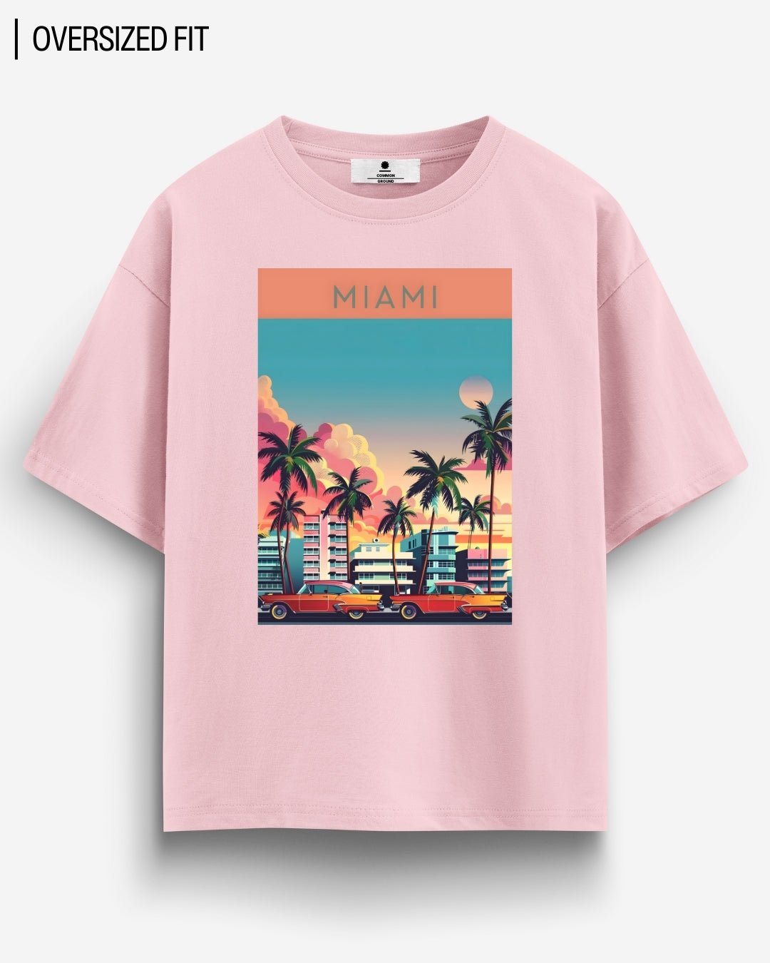 MIAMI SKY OVERSIZED T - SHIRT - COMMONGROUND