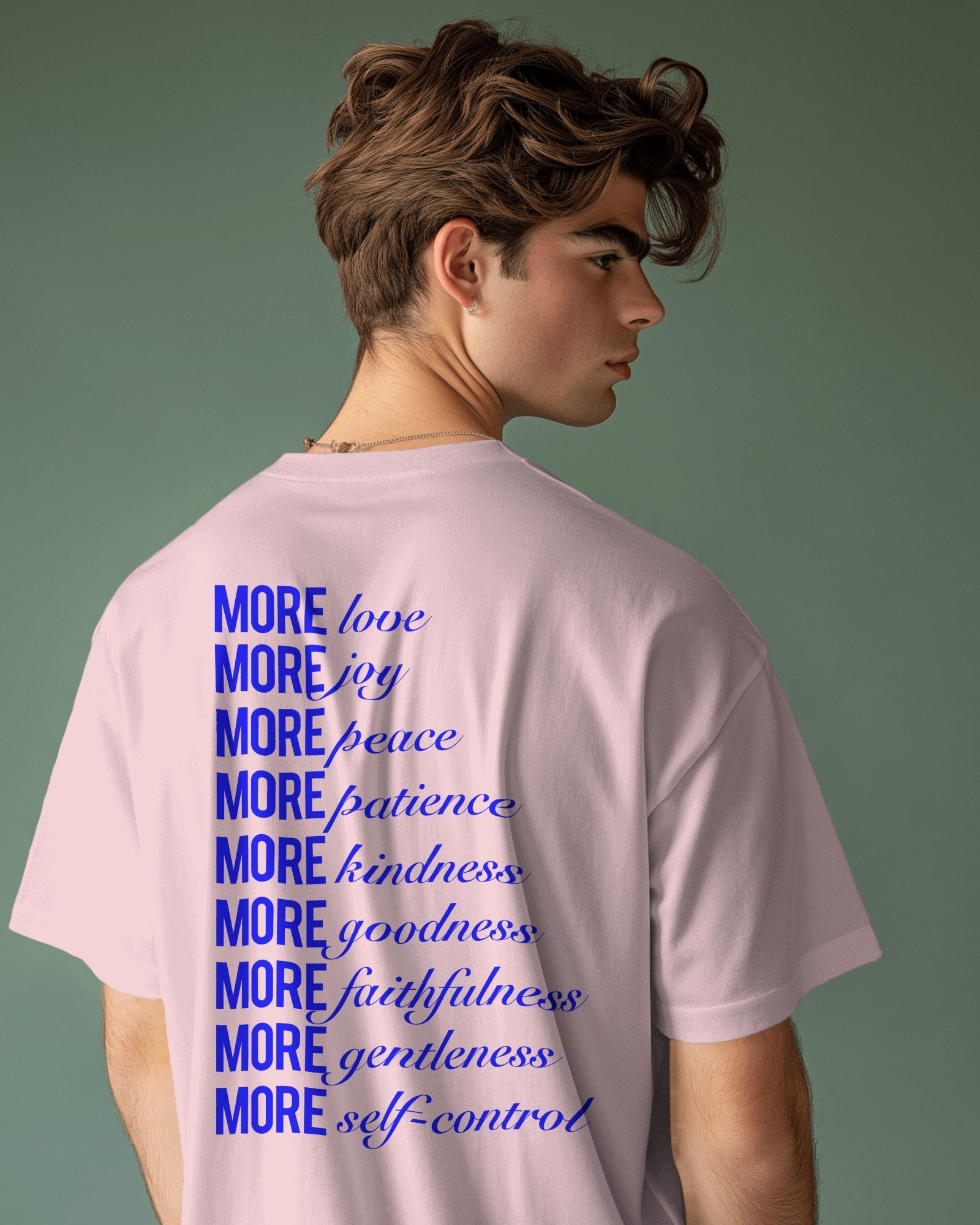 MORE LOVE MORE JOY OVERSIZED T - SHIRT - COMMONGROUND