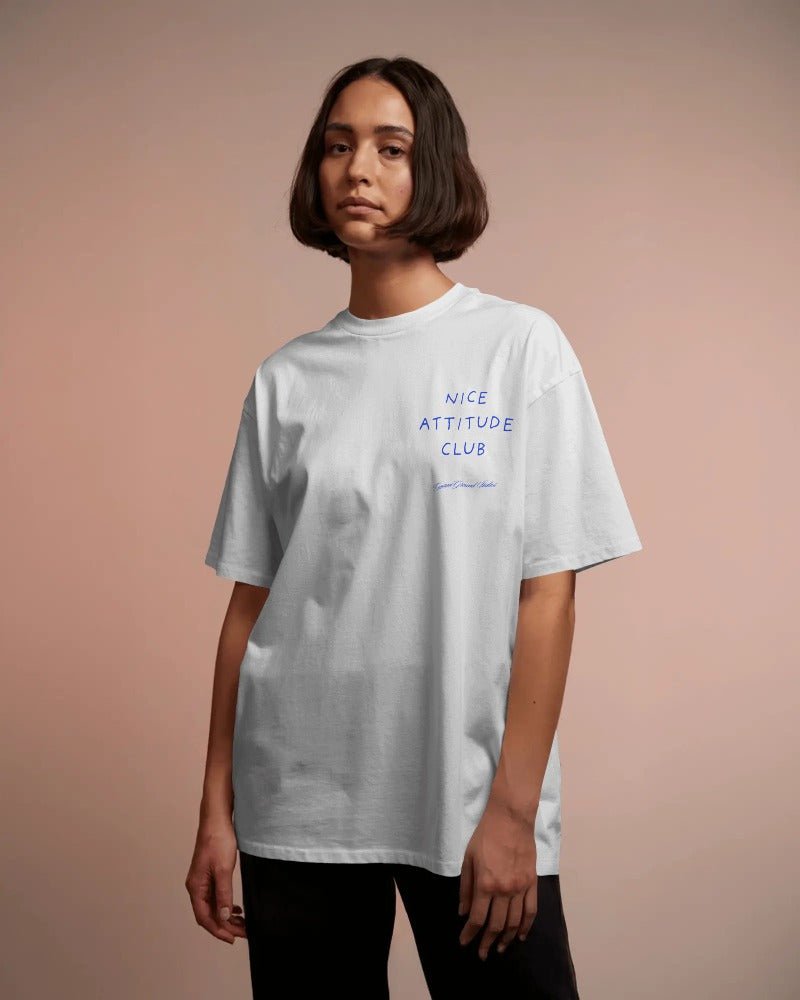 NICE ATTITUDE OVERSIZED T - SHIRT - COMMONGROUND