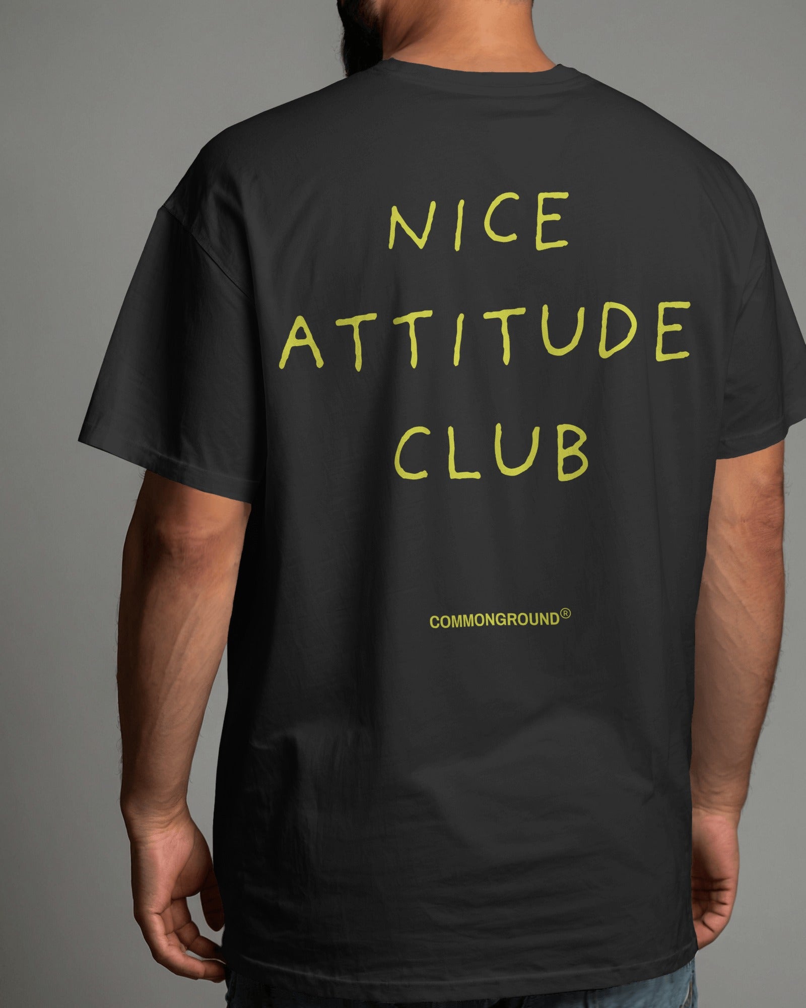 NICE ATTITUDE OVERSIZED T - SHIRT - COMMONGROUND