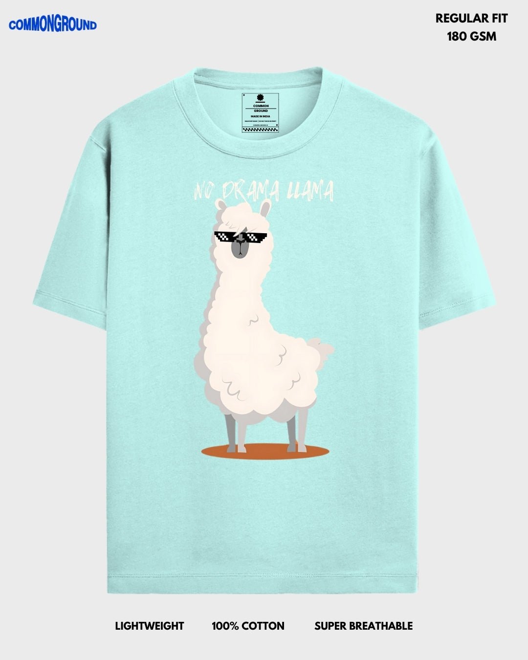 NO DRAMA LLAMA REGULAR T - SHIRT - COMMONGROUND