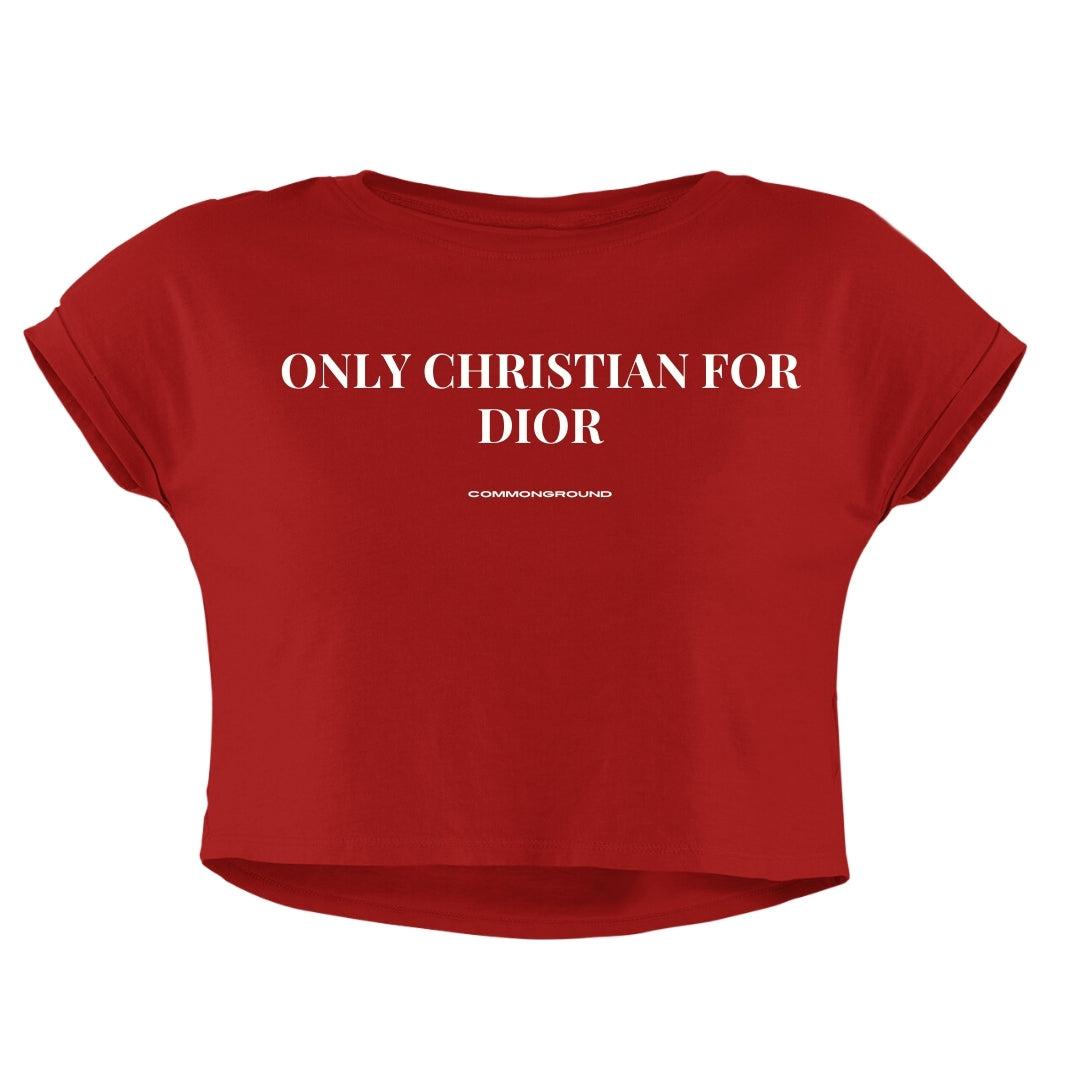ONLY CHRISTIAN FOR DIOR CROP TOP - COMMONGROUND