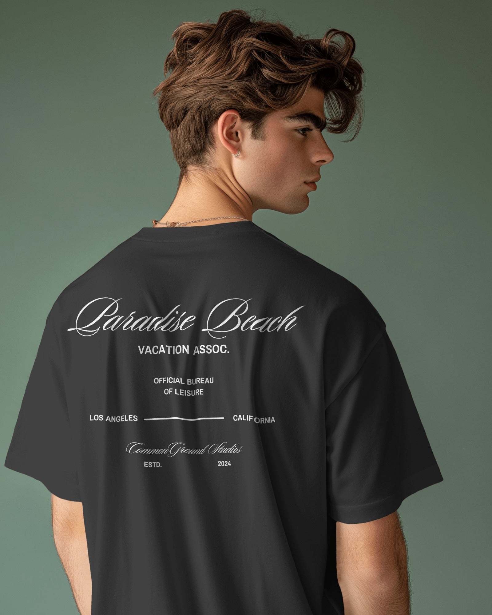PARADISE BEACH OVERSIZED T - SHIRT - COMMONGROUND