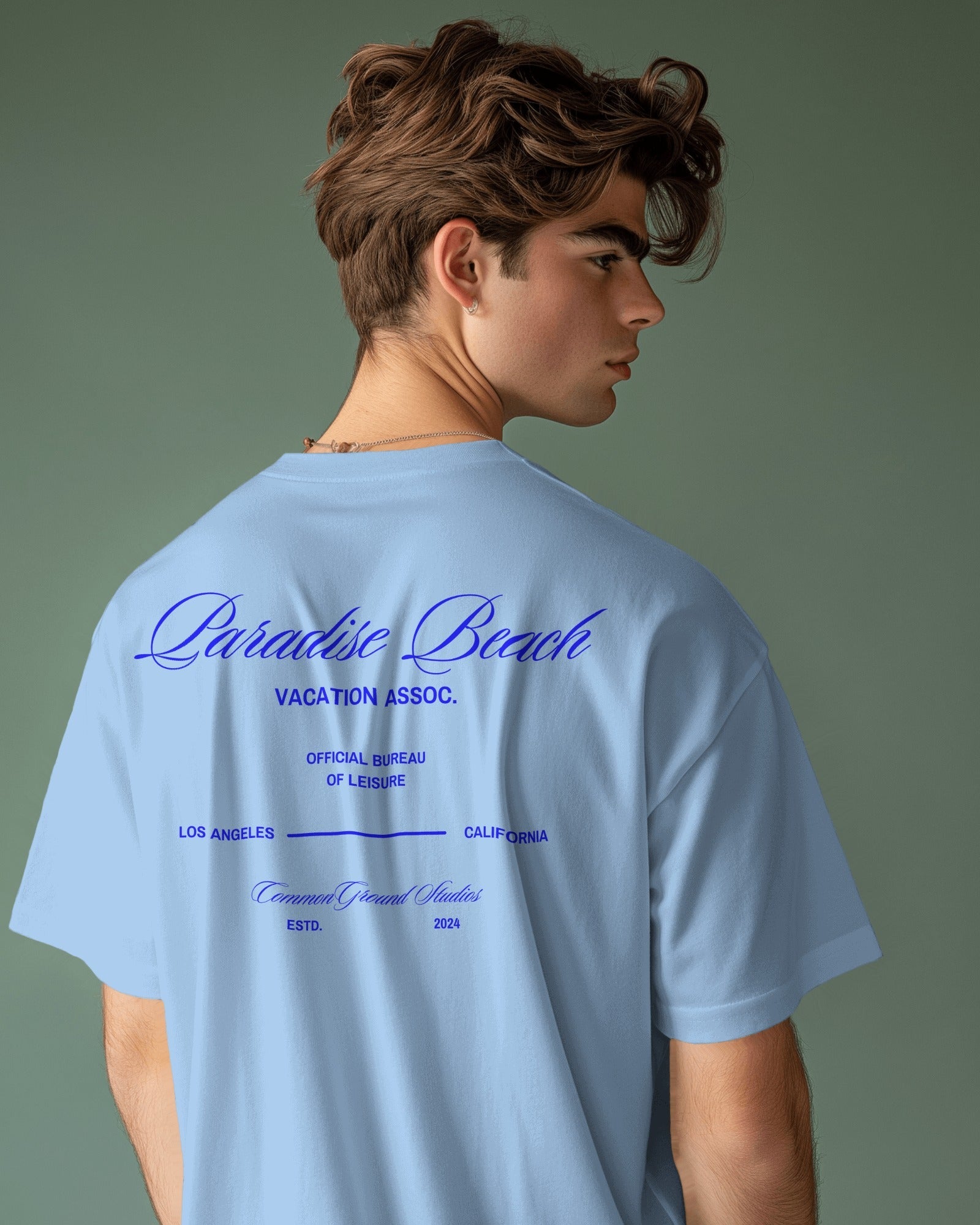 PARADISE BEACH OVERSIZED T - SHIRT - COMMONGROUND