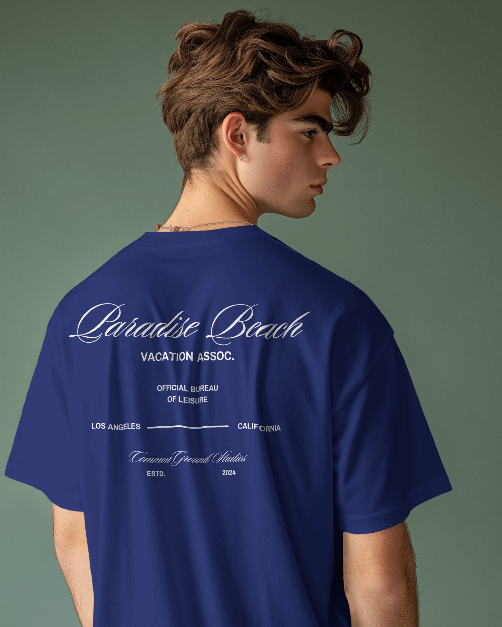 PARADISE BEACH OVERSIZED T - SHIRT - COMMONGROUND