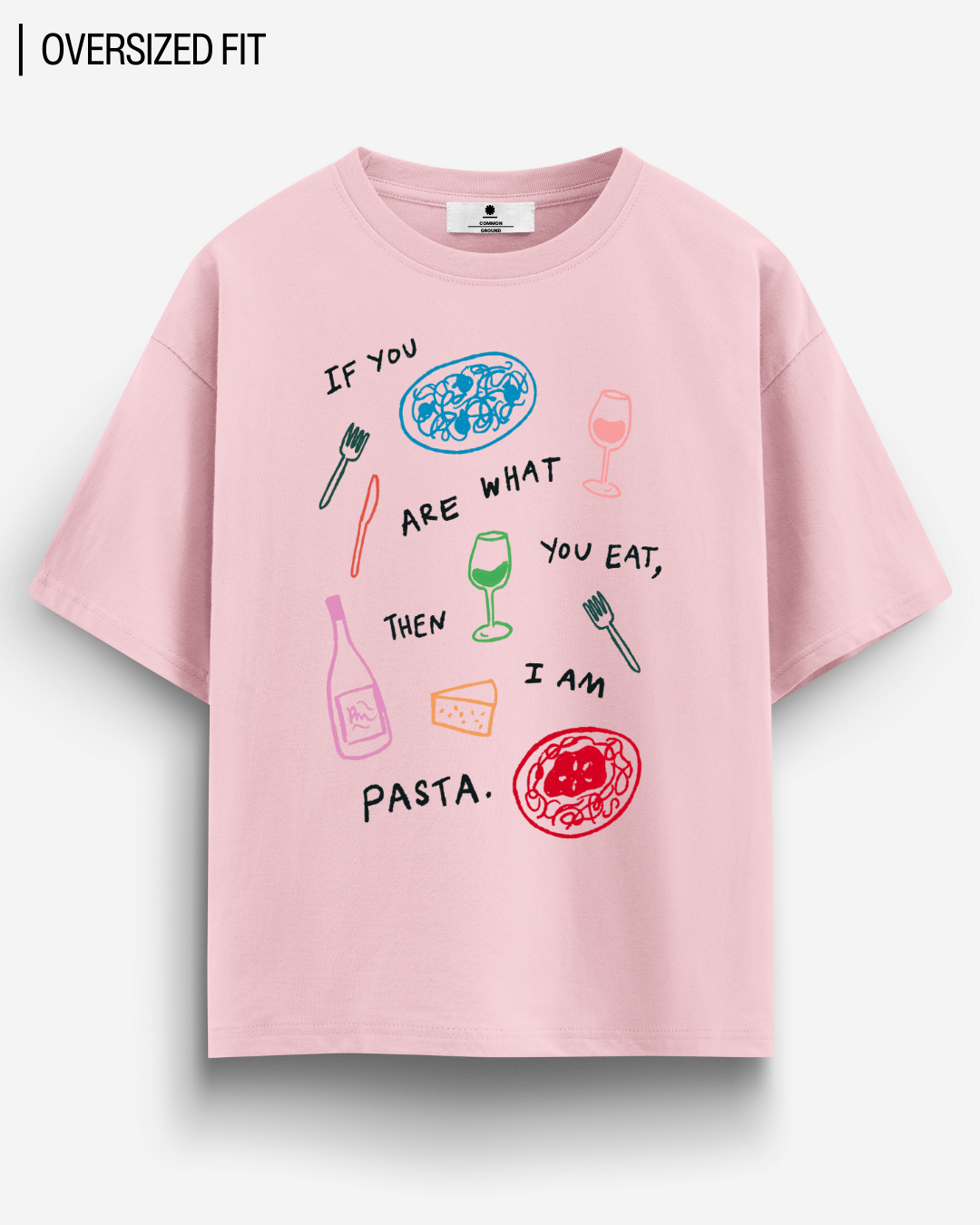 PASTA OVERSIZED T - SHIRT - COMMONGROUND