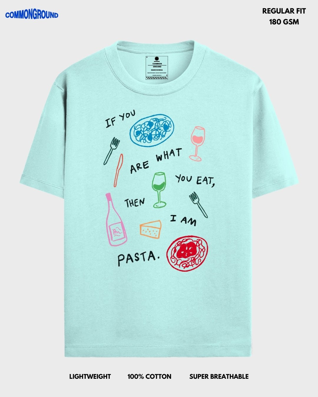 PASTA REGULAR T - SHIRT - COMMONGROUND