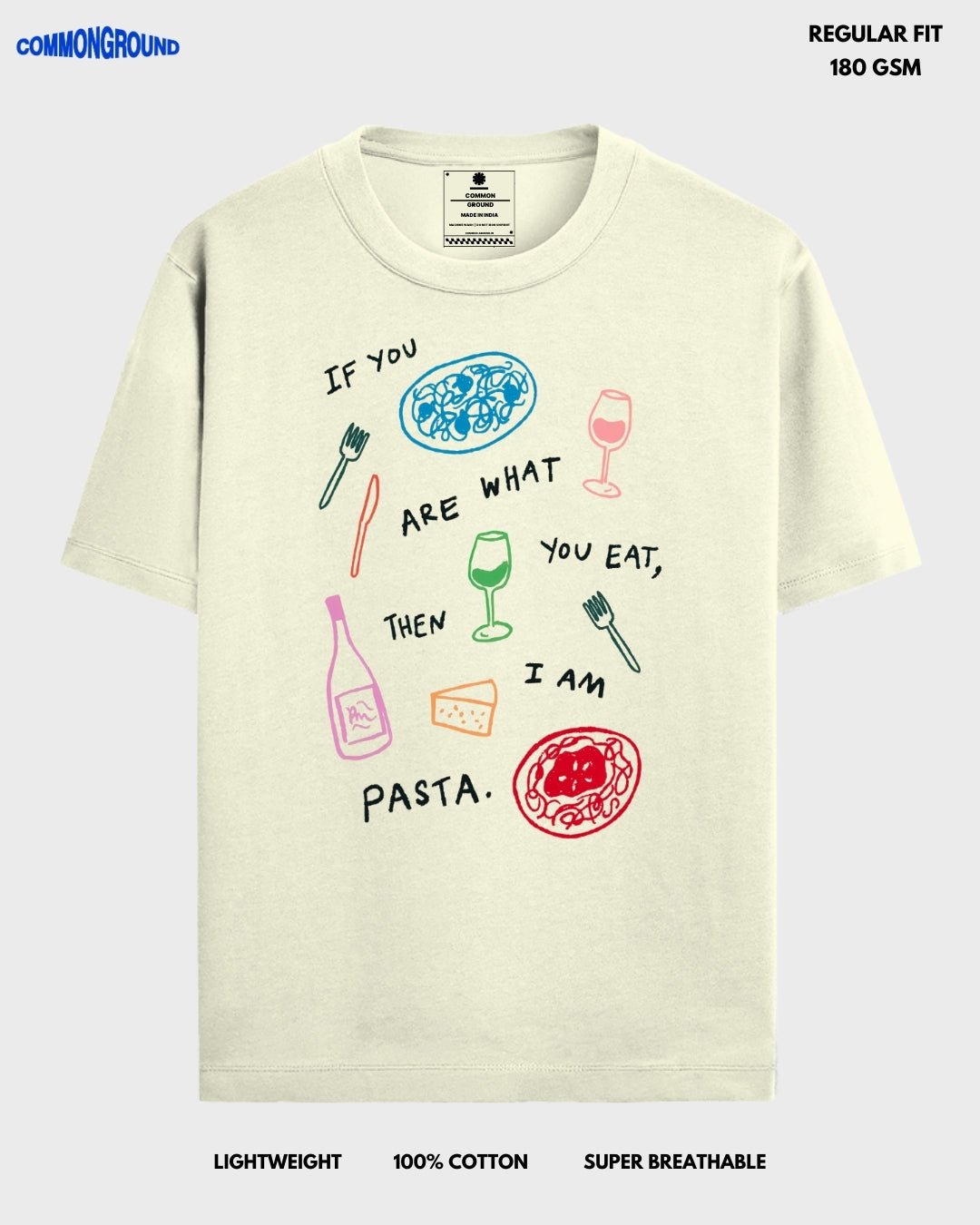 PASTA REGULAR T - SHIRT - COMMONGROUND