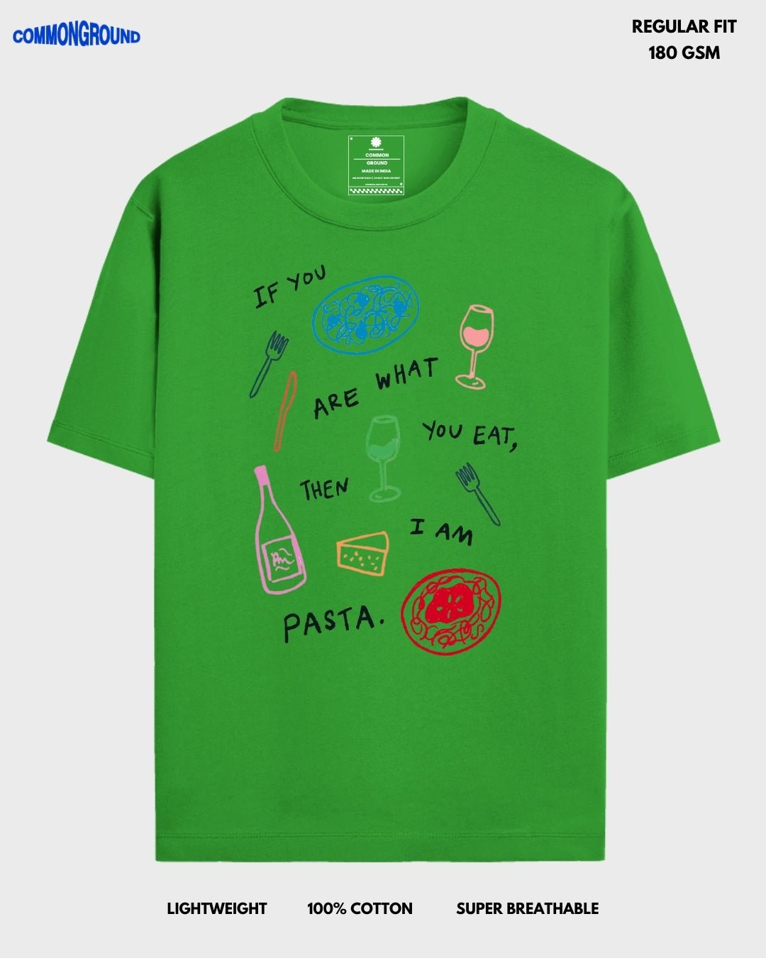 PASTA REGULAR T - SHIRT - COMMONGROUND