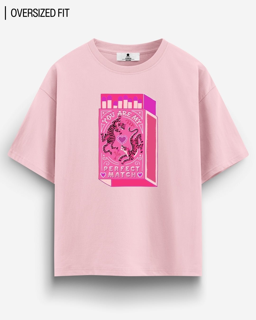 PERFECT MATCH OVERSIZED T - SHIRT - COMMONGROUND