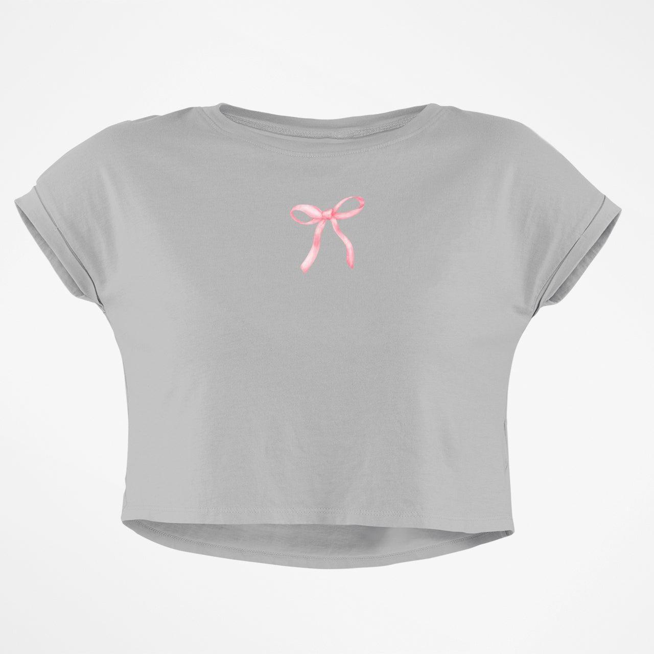 PINK BOW CROP TOP - COMMONGROUND