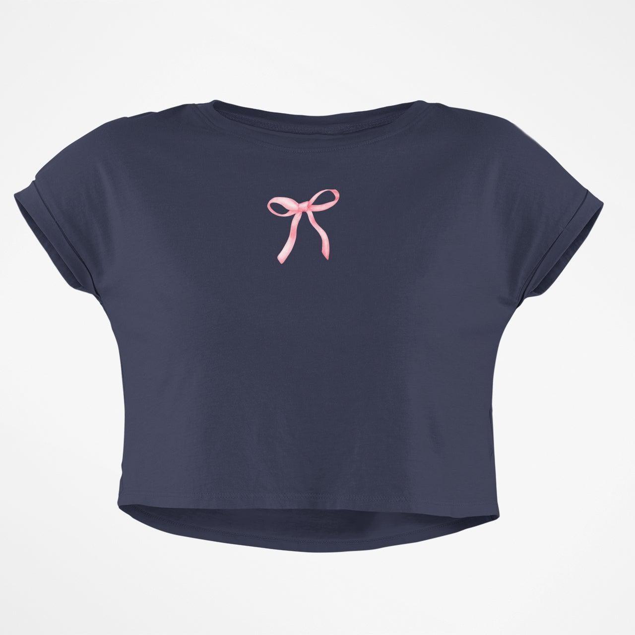 PINK BOW CROP TOP - COMMONGROUND