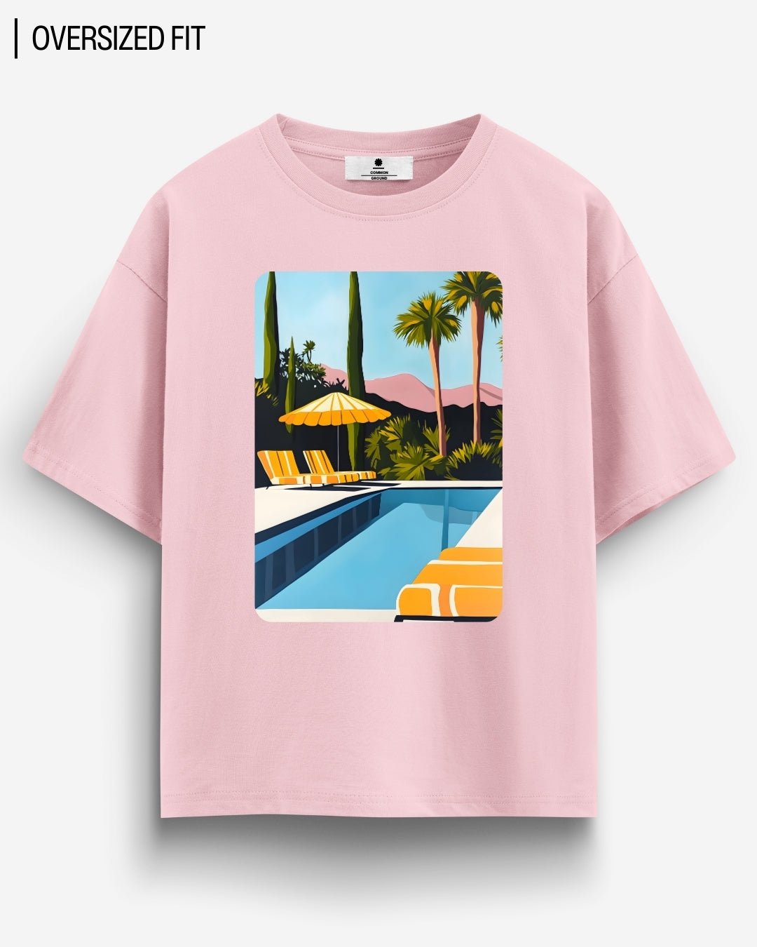 POOLDAY OVERSIZED T - SHIRT - COMMONGROUND