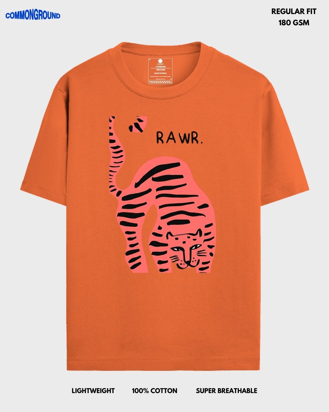 RAWR REGULAR T - SHIRT - COMMONGROUND