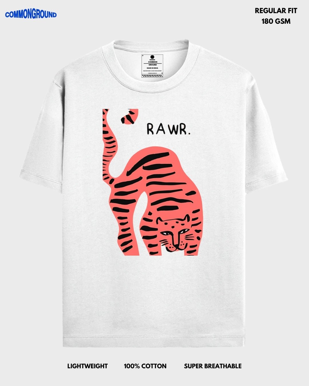 RAWR REGULAR T - SHIRT - COMMONGROUND