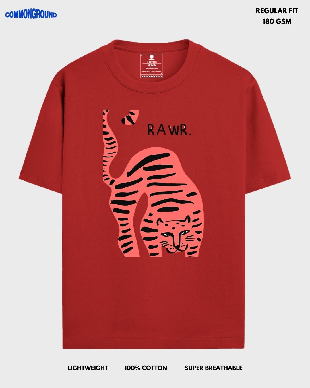 RAWR REGULAR T - SHIRT - COMMONGROUND