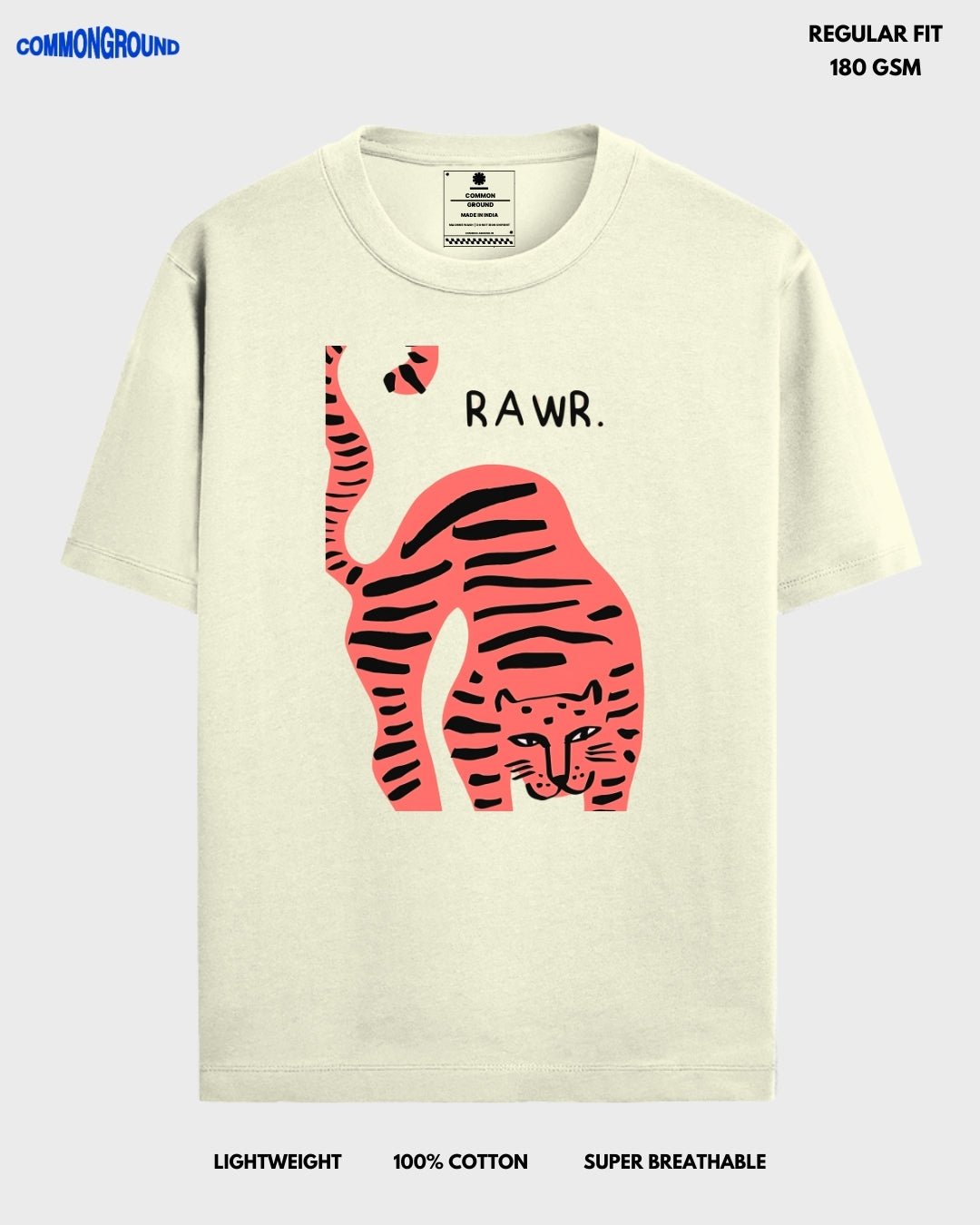 RAWR REGULAR T - SHIRT - COMMONGROUND