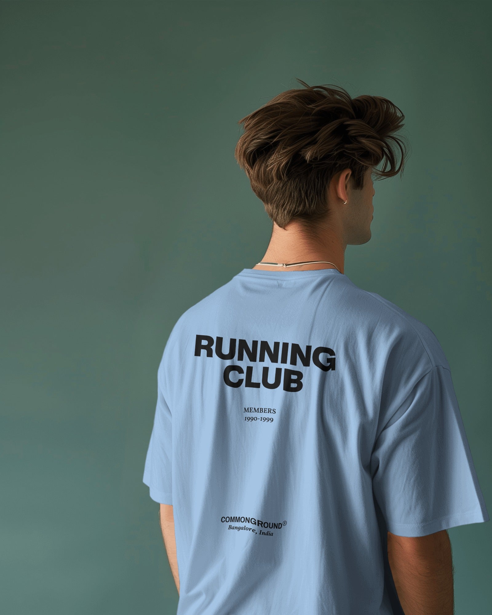 RUNNING CLUB OVERSIZED T - SHIRT - COMMONGROUND