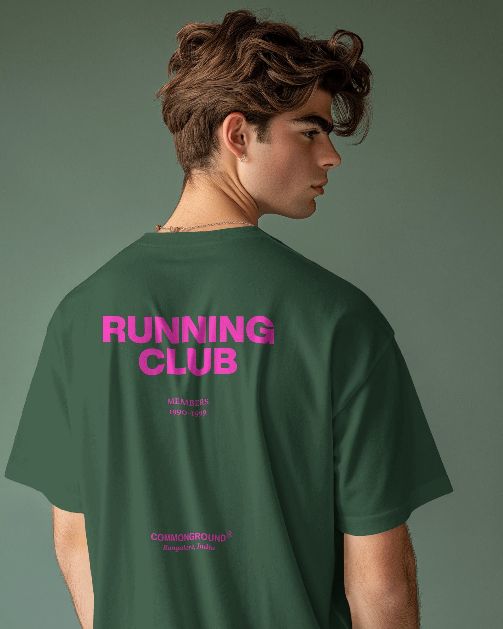 RUNNING CLUB OVERSIZED T - SHIRT - COMMONGROUND