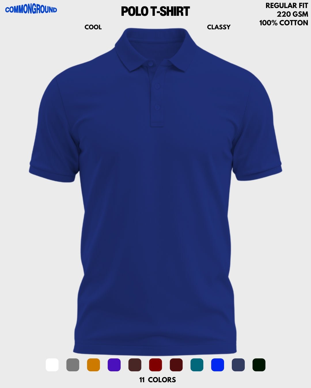 SOLID POLO T - SHIRT - COMMONGROUND