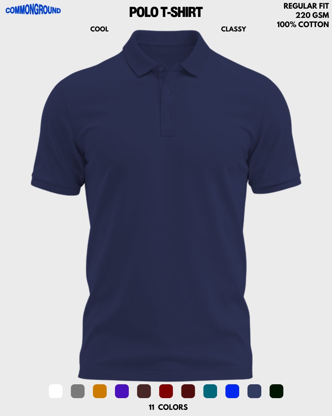 SOLID POLO T - SHIRT - COMMONGROUND