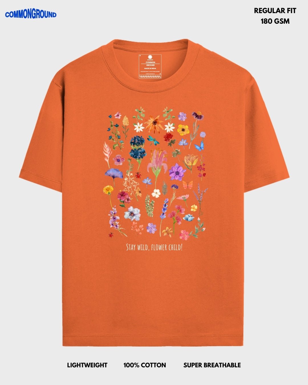 STAY WILD REGULAR T - SHIRT - COMMONGROUND