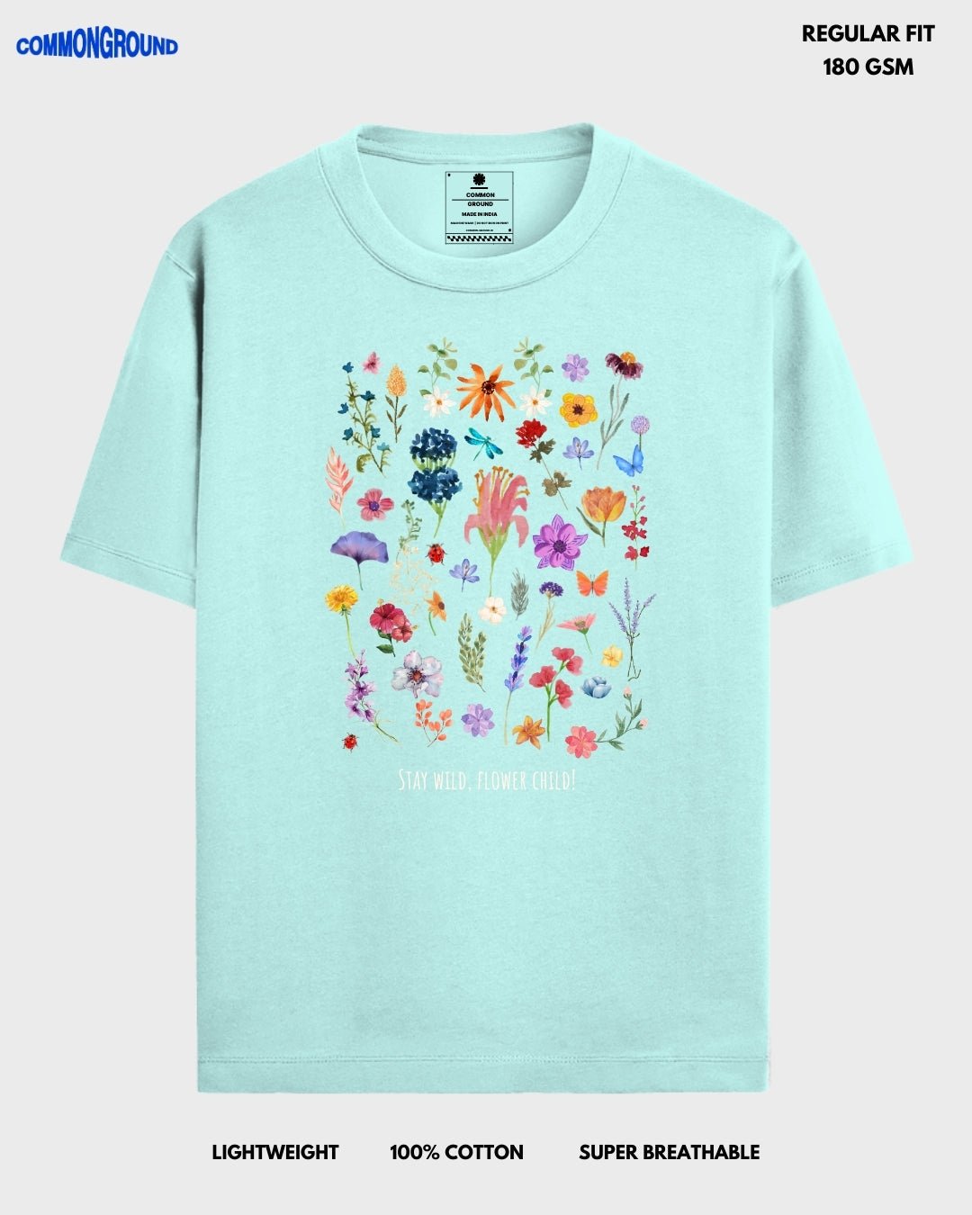 STAY WILD REGULAR T - SHIRT - COMMONGROUND