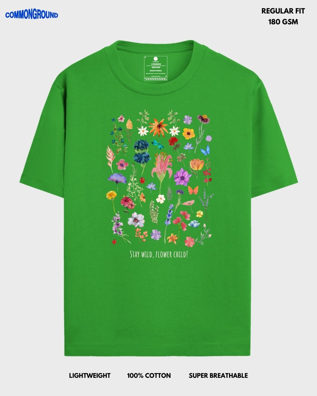 STAY WILD REGULAR T - SHIRT - COMMONGROUND