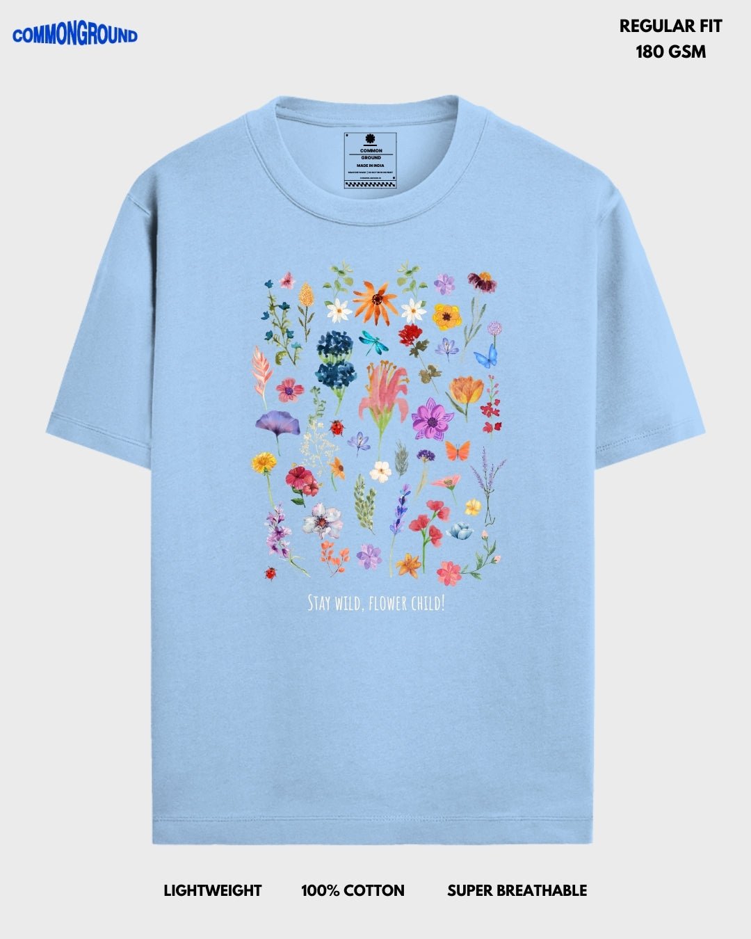 STAY WILD REGULAR T - SHIRT - COMMONGROUND