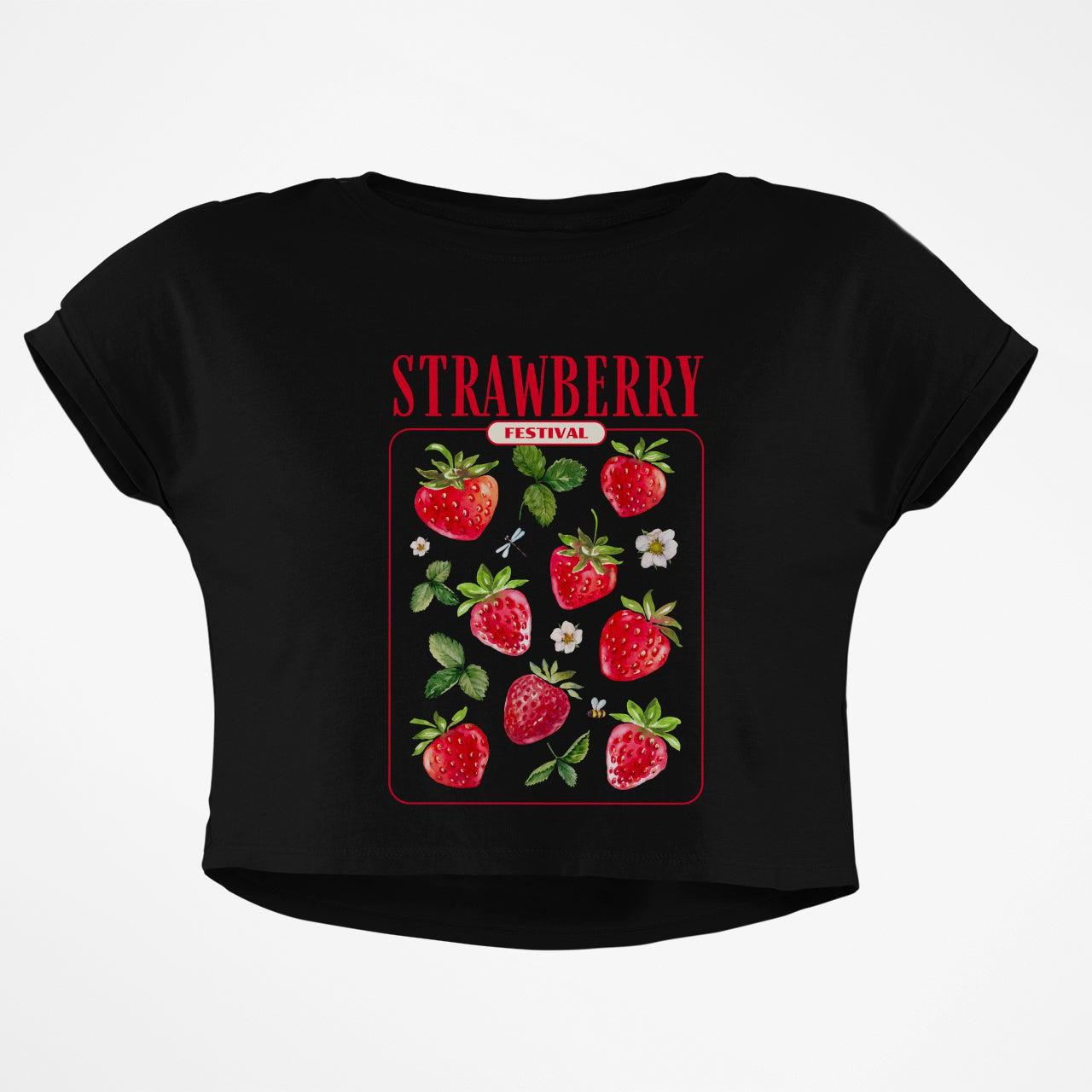 STRAWBERRY FESTIVAL CROP TOP - COMMONGROUND