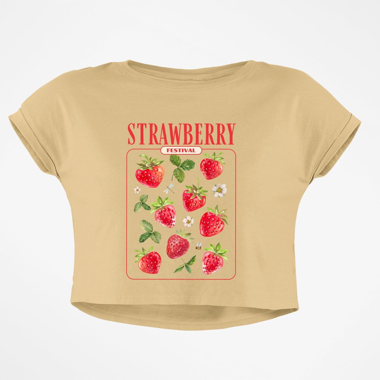 STRAWBERRY FESTIVAL CROP TOP - COMMONGROUND