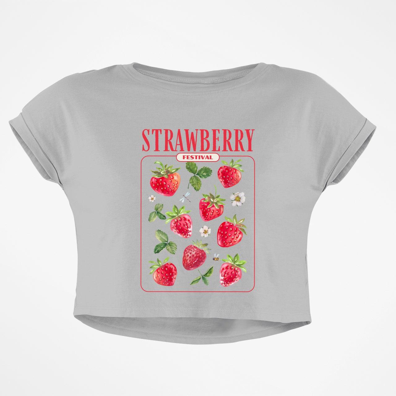 STRAWBERRY FESTIVAL CROP TOP - COMMONGROUND