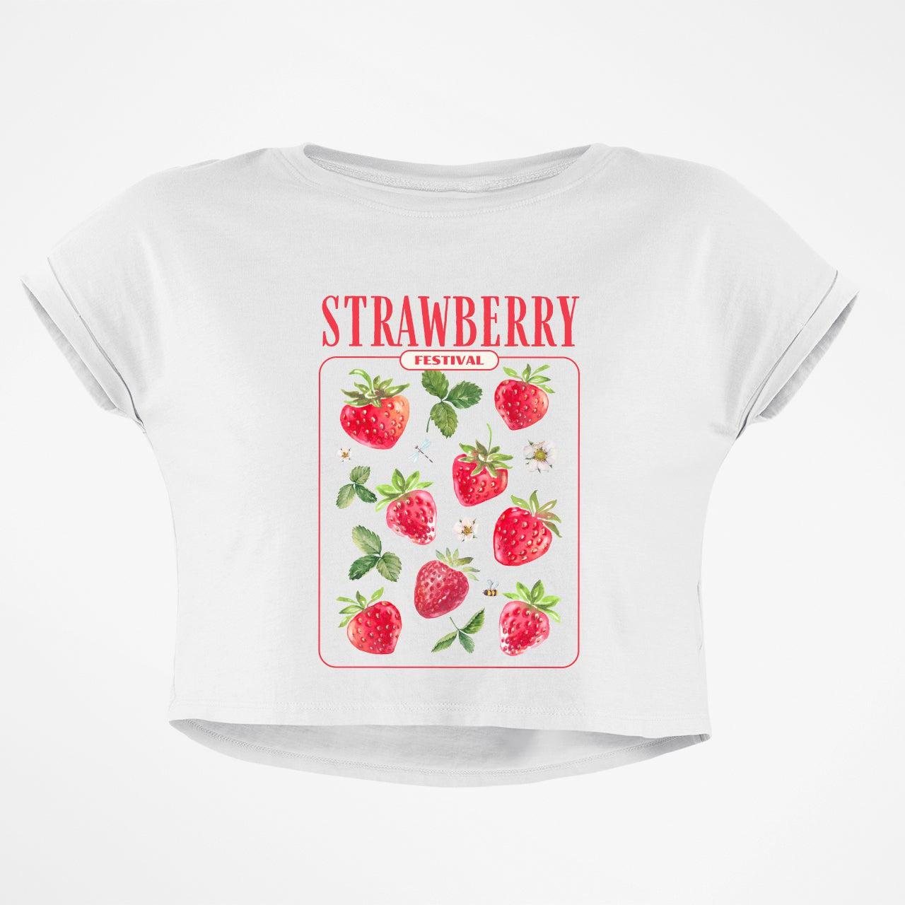 STRAWBERRY FESTIVAL CROP TOP - COMMONGROUND