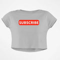 SUBSCRIBE CROP TOP - COMMONGROUND