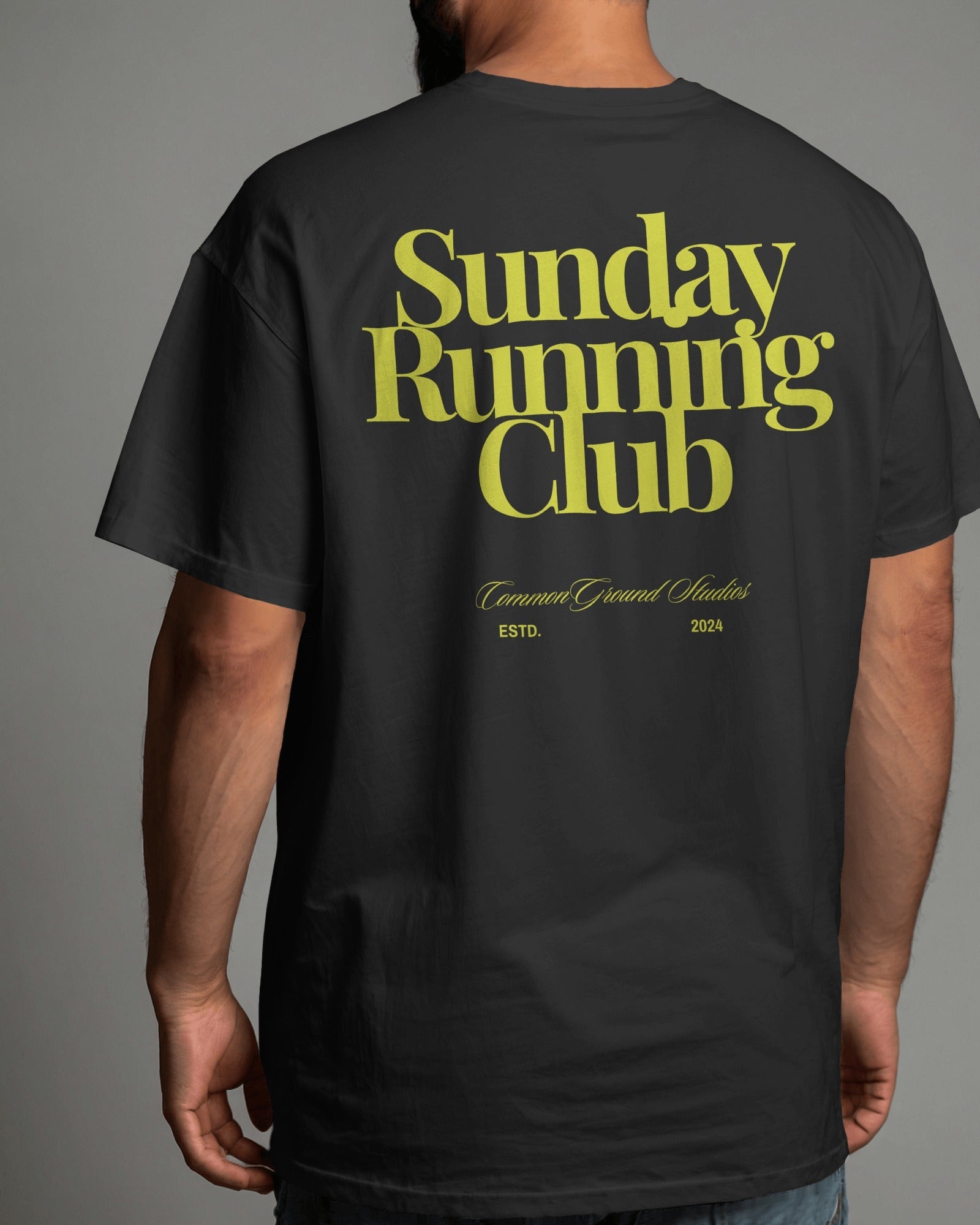 SUNDAY RUNNING OVERSIZED T - SHIRT - COMMONGROUND