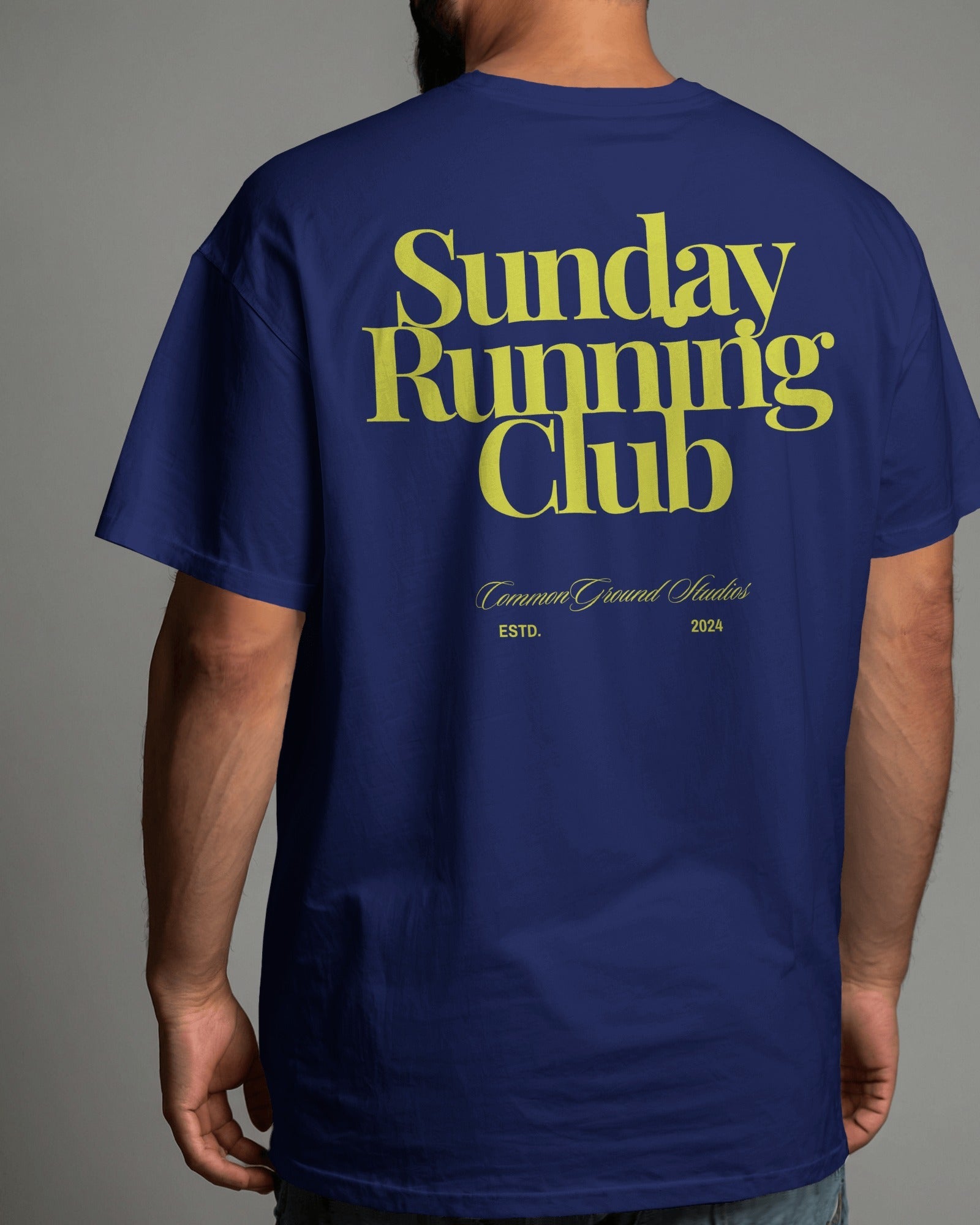 SUNDAY RUNNING OVERSIZED T - SHIRT - COMMONGROUND